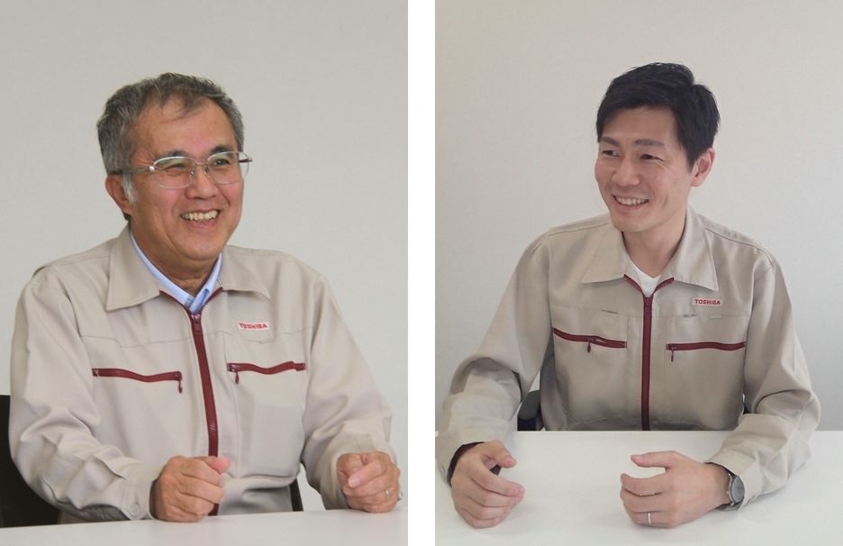 東芝社會(huì)基礎設施系統株式會(huì)社 鐵路系統事(shì)業部車輛系統技術部 宮崎玲先生(shēng)和府中事(shì)業所(suǒ)交通系統部 山田真廣先生(shēng)