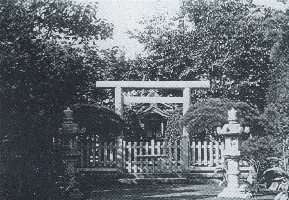 建在工廠内的出雲神社的照片（1929年(nián)左右拍攝）