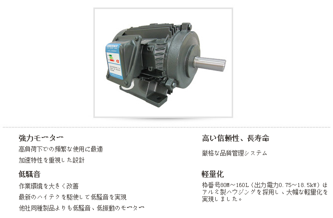 全封閉外部風扇型電動機