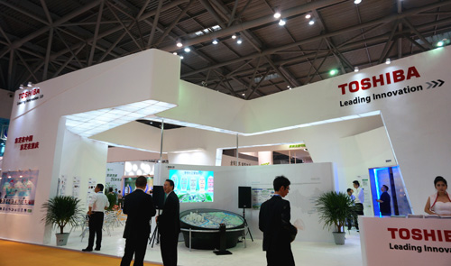 東芝重慶展會(huì)展台整體全貌